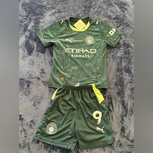 Manchester City 2025 4th Jersey Youth - kids size 20-28